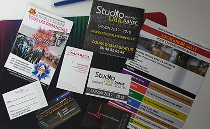 Cartes de visite Enseignes - Melun 77 cartes visite et flyers Enseignes - Melun 77